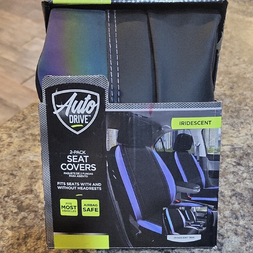 Iridescent Seat Covers - 2-Pack